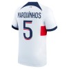 Virallinen Fanipaita Paris Saint-Germain Marquinhos 5 Vieraspelipaita 2023-24 - Miesten